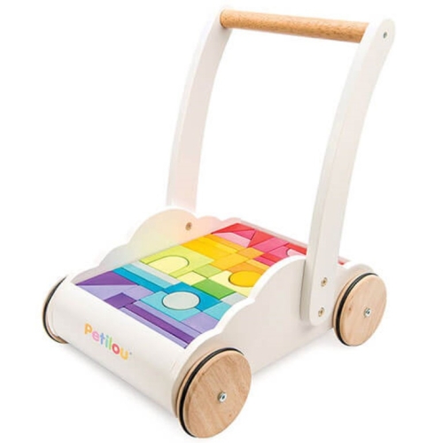 Le Spielzeug der Blöcke Wagen Rainbow Cloud